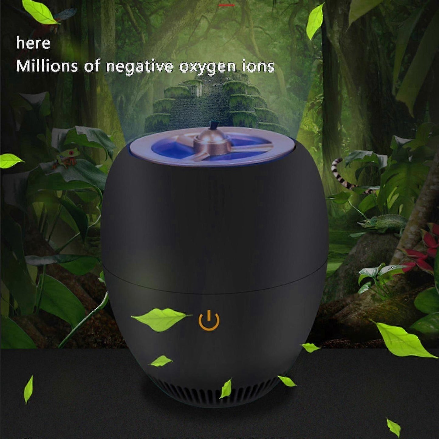 Car Air Purifier USB Ionic Deodorizer - Removes Smoke, Pet & Food Odor V1263-JX-4800