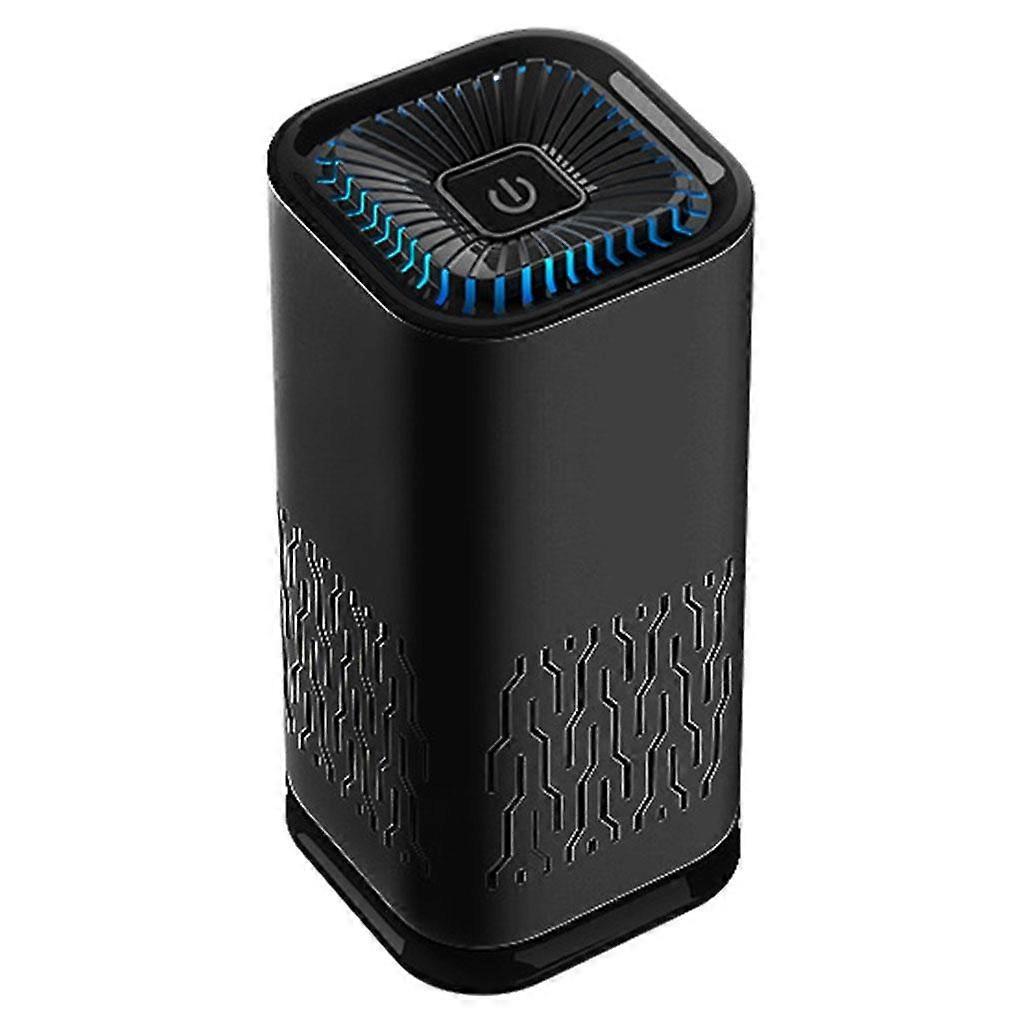 Air Ionizer Purifier for Car, Bedroom or Bathroom - Black Dashboard Unit V1263-JX-4801