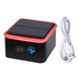 Rechargeable Solar Air Purifier for Desk, Car, Kitchen - Red, ABS Texture V1263-JX-4805
