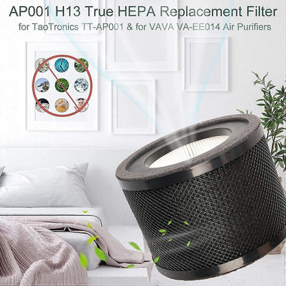 HEPA Filter for AP001/VAEE014 Air Purifier with Activated Carbon Filter V1263-JX-4808
