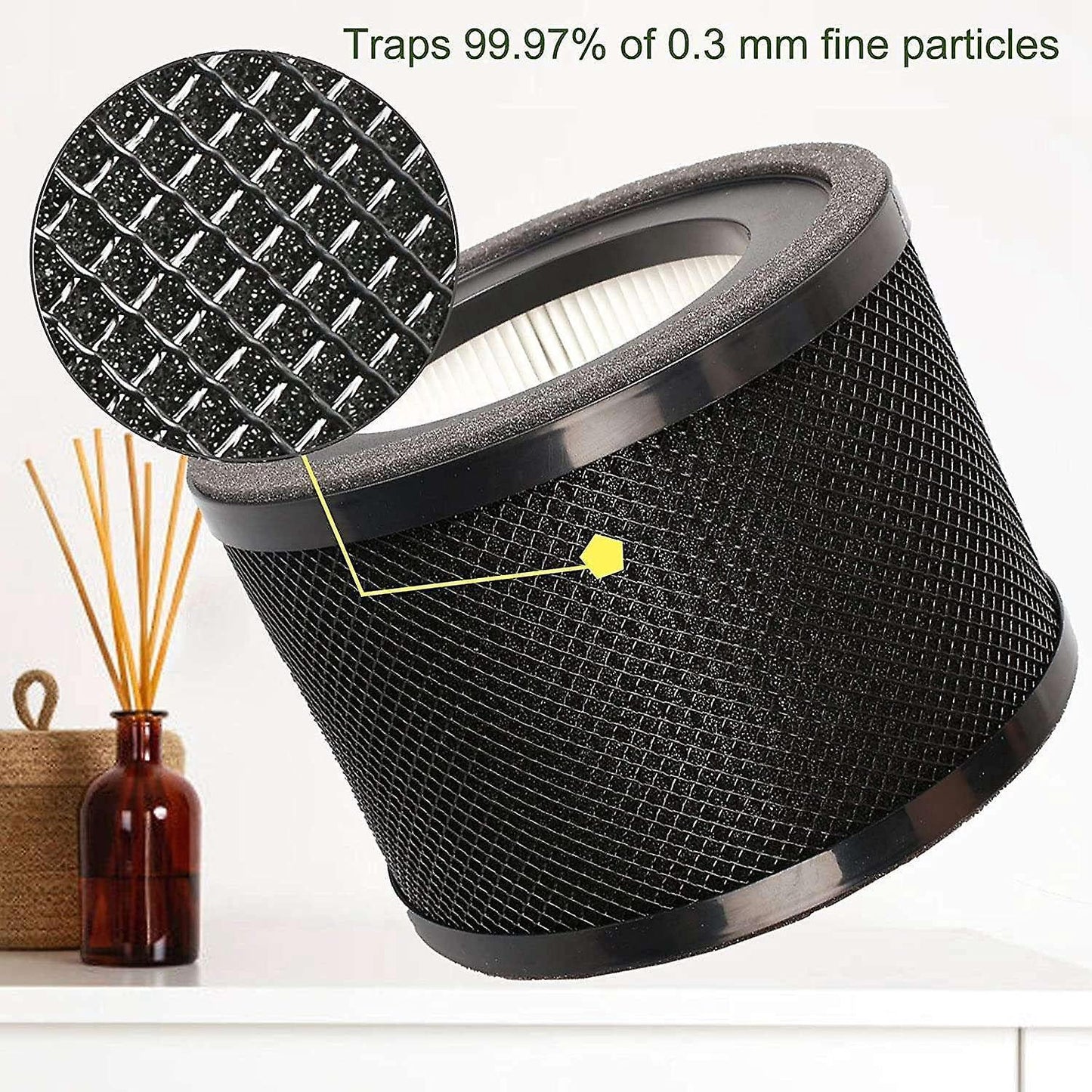 HEPA Filter for AP001/VAEE014 Air Purifier with Activated Carbon Filter V1263-JX-4808