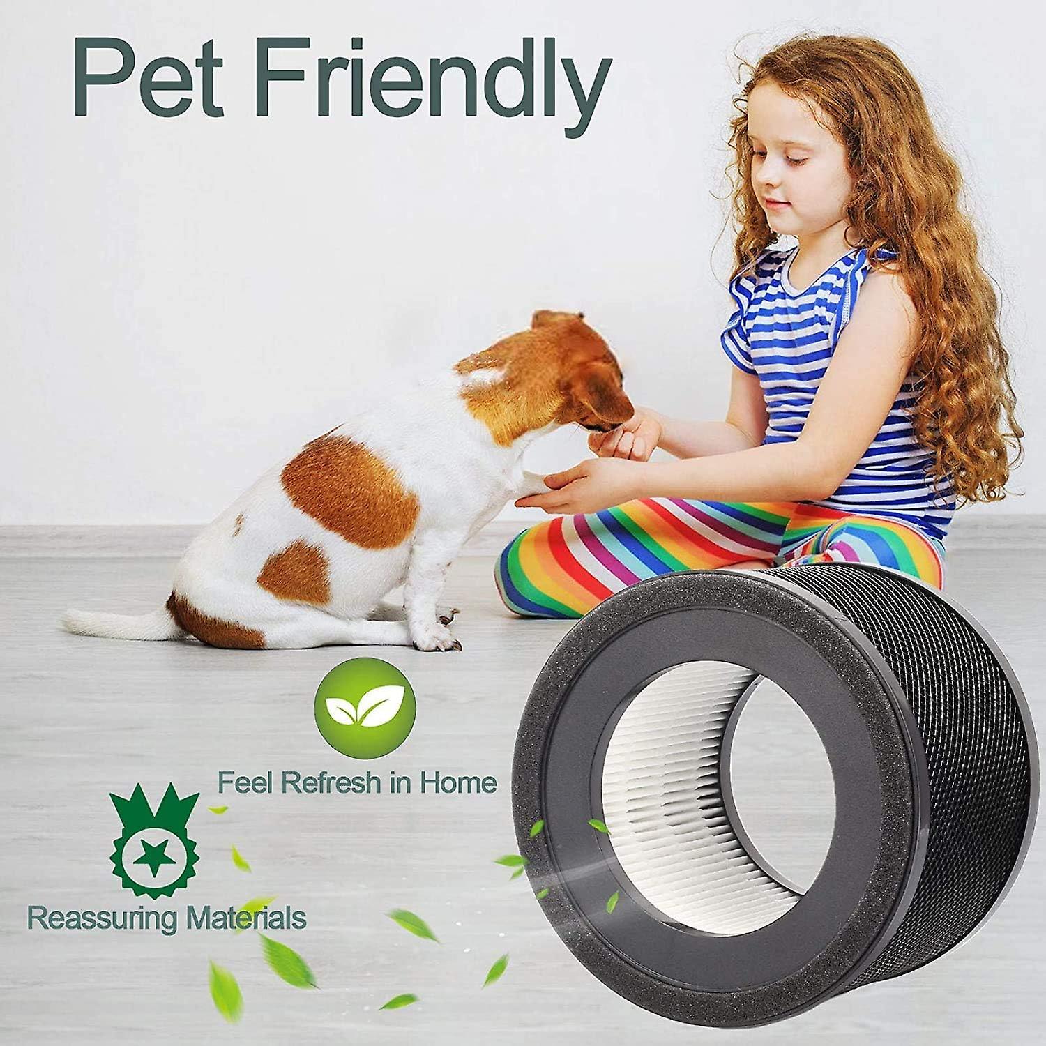 HEPA Filter for AP001/VAEE014 Air Purifier with Activated Carbon Filter V1263-JX-4808
