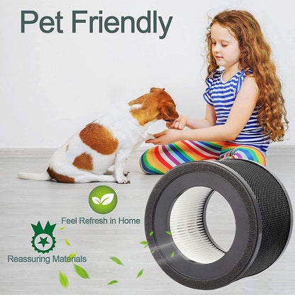 HEPA Filter for AP001/VAEE014 Air Purifier with Activated Carbon Filter V1263-JX-4808
