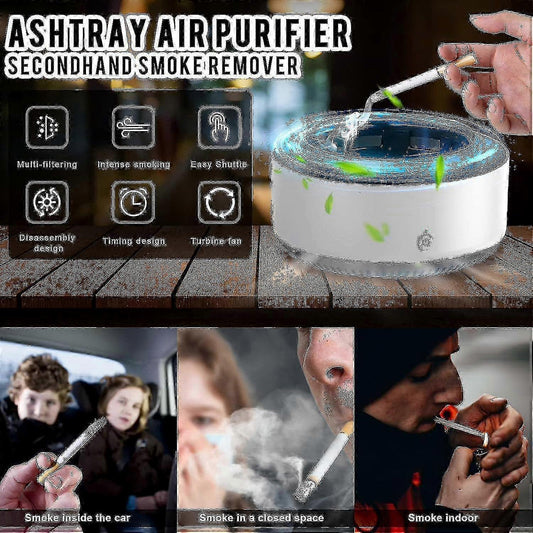 Smokeless Ashtray Air Purifier with Negative Ion for Car & Home Use V1263-JX-4811