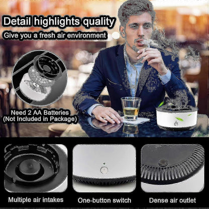 Smokeless Ashtray Air Purifier with Negative Ion for Car & Home Use V1263-JX-4811