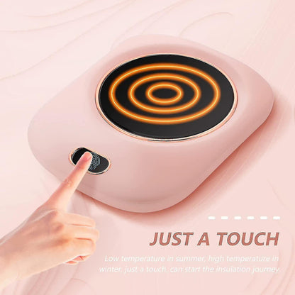 Heating Coffee Mug Warmer Coaster for Desk, Cup Warmer Plate V1263-JX-4812
