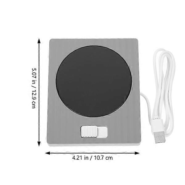 USB Mug Warmer, Milk & Coffee Cup Heating Coaster for Desk V1263-JX-4814