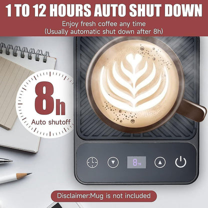 Electric Coffee Mug Warmer with Timer & 6 Temp Settings V1263-JX-4815