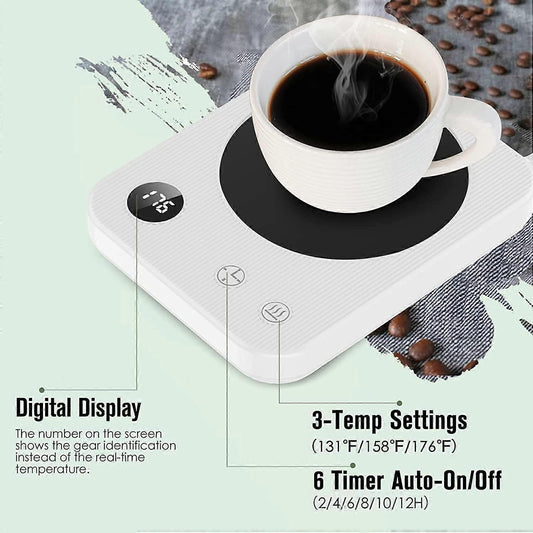 Smart Coffee Mug Warmer with Auto Shut Off (Cup Not Included) V1263-JX-4817