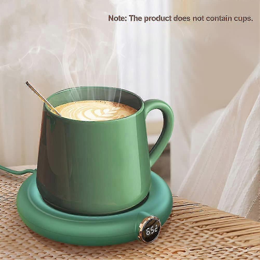 Green USB Coffee Mug Warmer, 3 Temp Electric Cup Warmer V1263-JX-4819