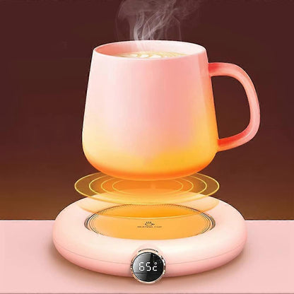 Rose USB Coffee Mug Warmer, 3 Temp Electric Cup Warmer V1263-JX-4820