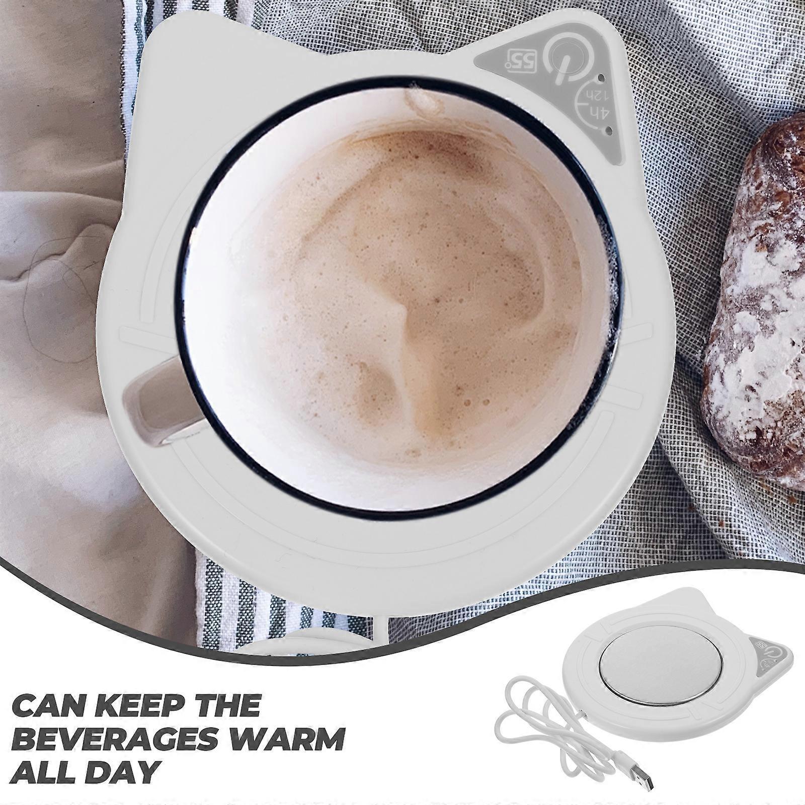 Cordless USB Coffee Mug Warmer & Candle Wax Heating Coaster V1263-JX-4823