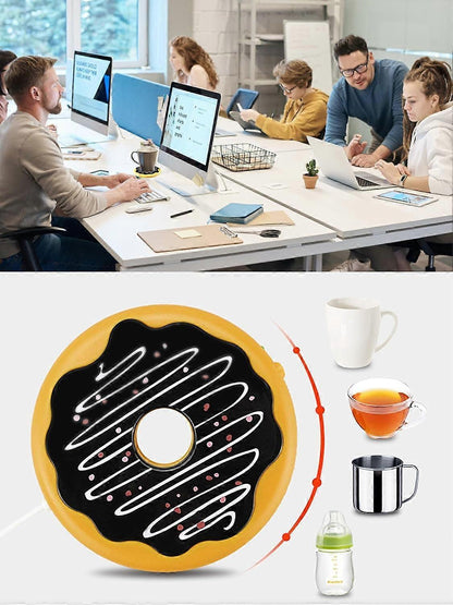 Donut Shape Coffee Mug Warmer, Constant Temp Cup Warmer V1263-JX-4825