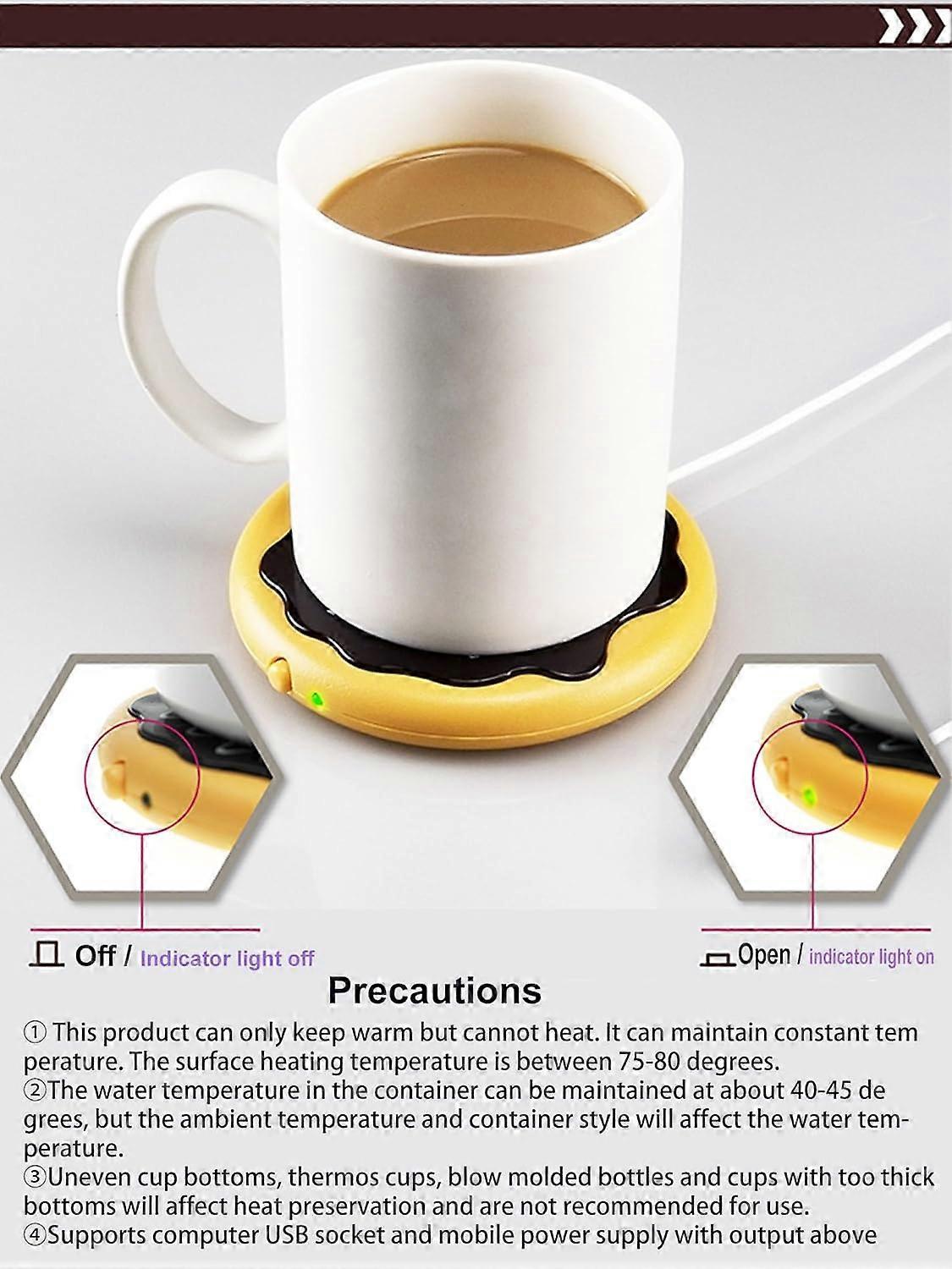 Donut Shape Coffee Mug Warmer, Constant Temp Cup Warmer V1263-JX-4825