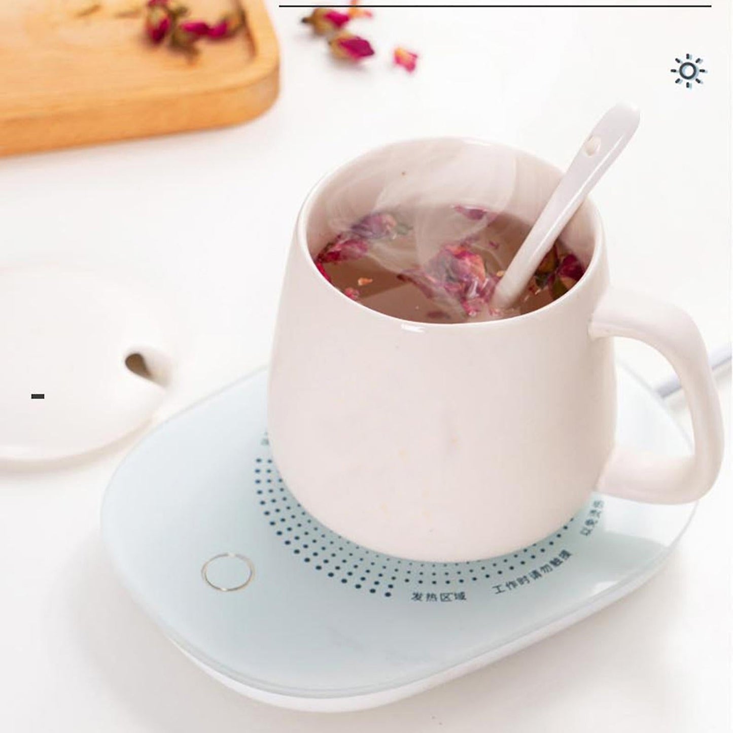 Coffee Mug Warmer with Mug & Auto Shut Off, Desk Gift Box Set V1263-JX-4827