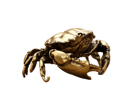 Brass Crab Statue for Gift-Brass Color V1263-JX-483