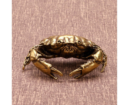 Brass Crab Statue for Gift-Brass Color V1263-JX-483