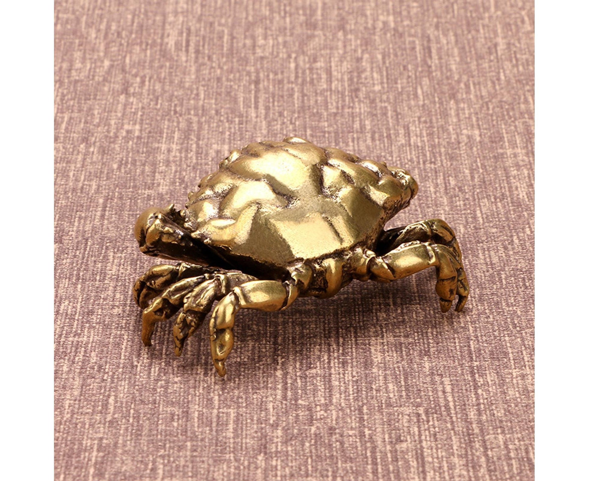 Brass Crab Statue for Gift-Brass Color V1263-JX-483
