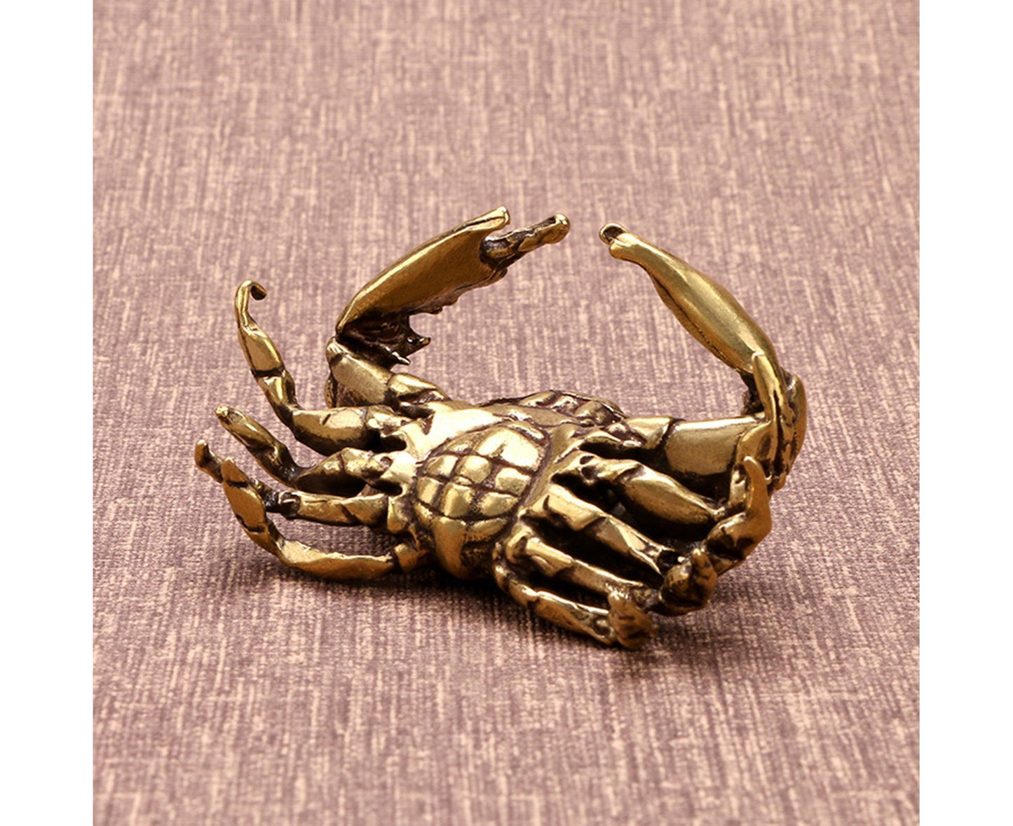 Brass Crab Statue for Gift-Brass Color V1263-JX-483