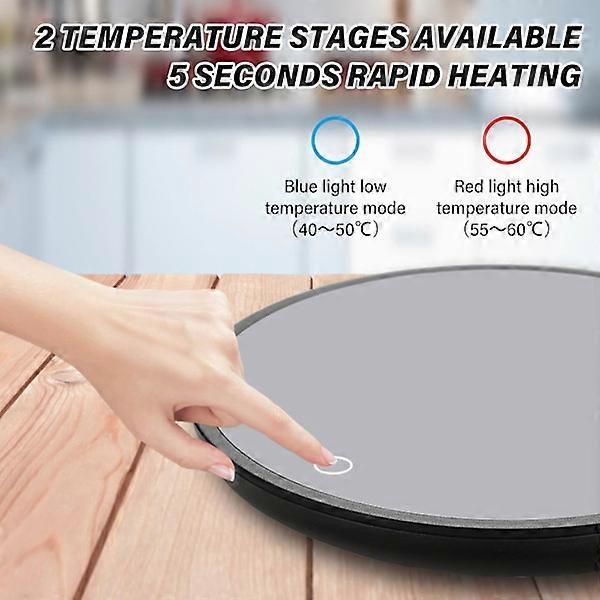 Electric Mug Warmer with 2 Temp Settings, Smart Portable Drink Warmer V1263-JX-4834