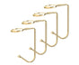 4Pcs Christmas Hook for Home-Golden V1263-JX-484