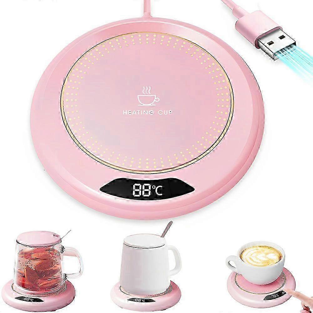 USB Smart Cup Warmer, Adjustable Coffee Mug Warmer Anti-Slip V1263-JX-4842