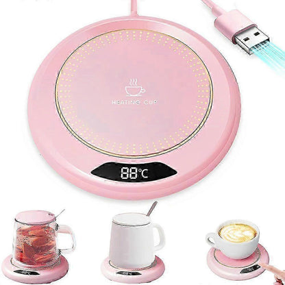 USB Smart Cup Warmer, Adjustable Coffee Mug Warmer Anti-Slip V1263-JX-4842