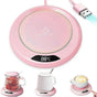 USB Smart Cup Warmer, Adjustable Coffee Mug Warmer Anti-Slip V1263-JX-4842