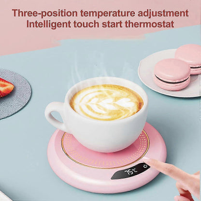 USB Smart Cup Warmer, Adjustable Coffee Mug Warmer Anti-Slip V1263-JX-4842