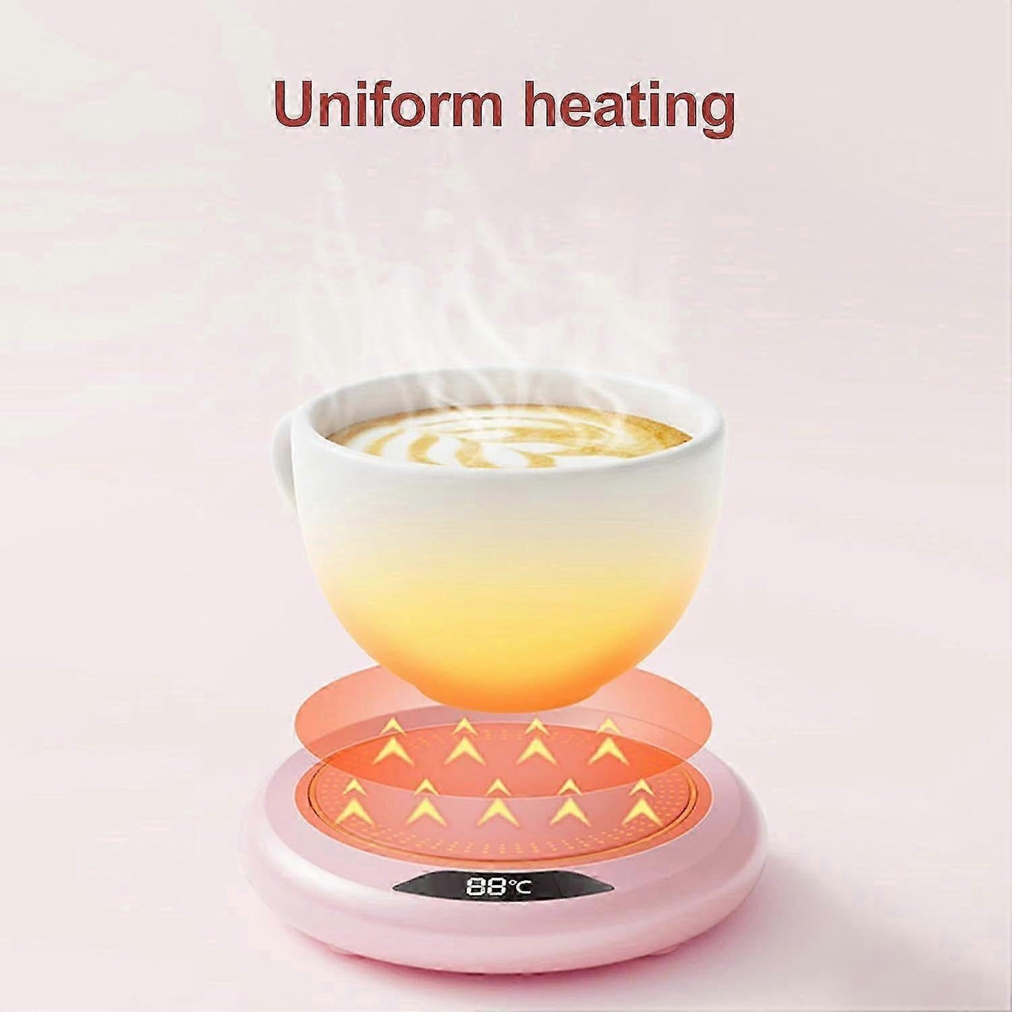 USB Smart Cup Warmer, Adjustable Coffee Mug Warmer Anti-Slip V1263-JX-4842