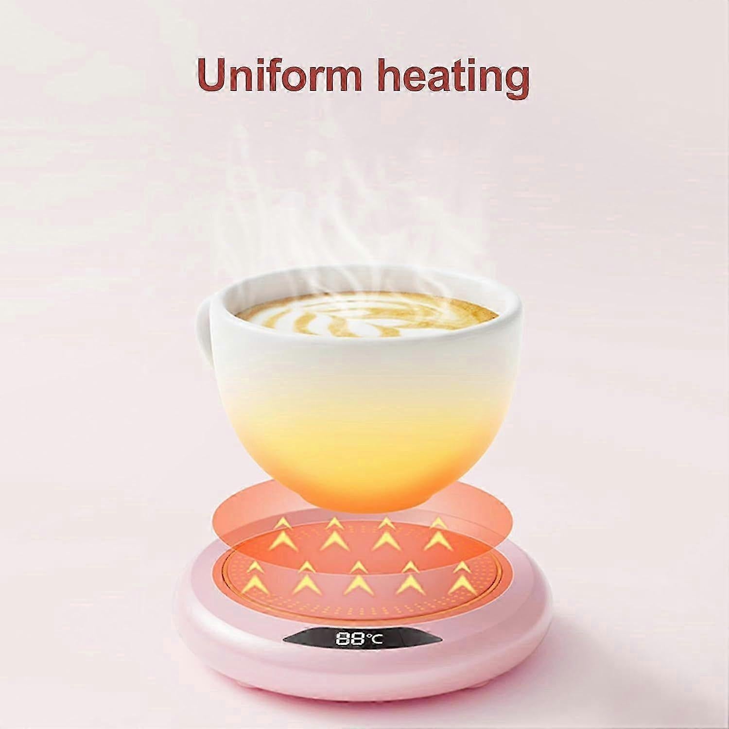 USB Smart Cup Warmer, Adjustable Coffee Mug Warmer Anti-Slip V1263-JX-4842