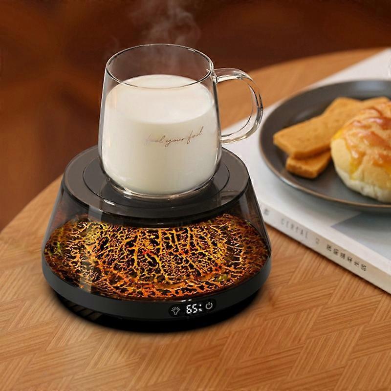 Coffee Mug Warmer, 4 Temp Settings, Simulated Volcano Design V1263-JX-4849