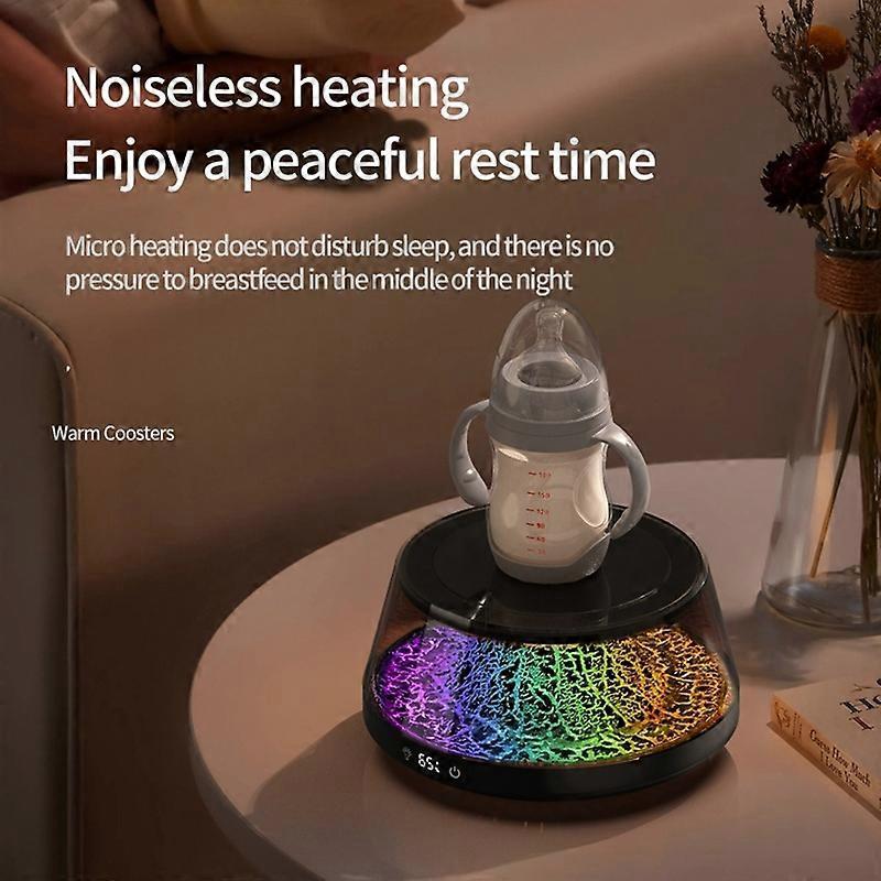 Coffee Mug Warmer, 4 Temp Settings, Simulated Volcano Design V1263-JX-4849