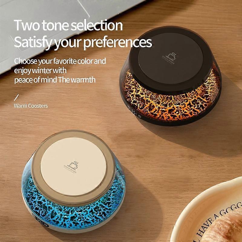 Coffee Mug Warmer, 4 Temp Settings, Simulated Volcano Design V1263-JX-4849