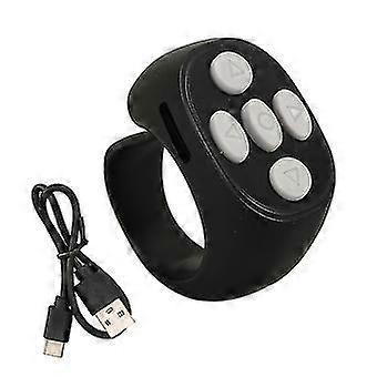 Bluetooth 5.3 Wireless Smart Ring Controller - Black V1263-JX-4852