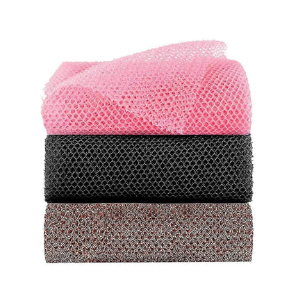3pcs African Net Sponge, Bath Body Scrubber, Exfoliating Net V1263-JX-4854