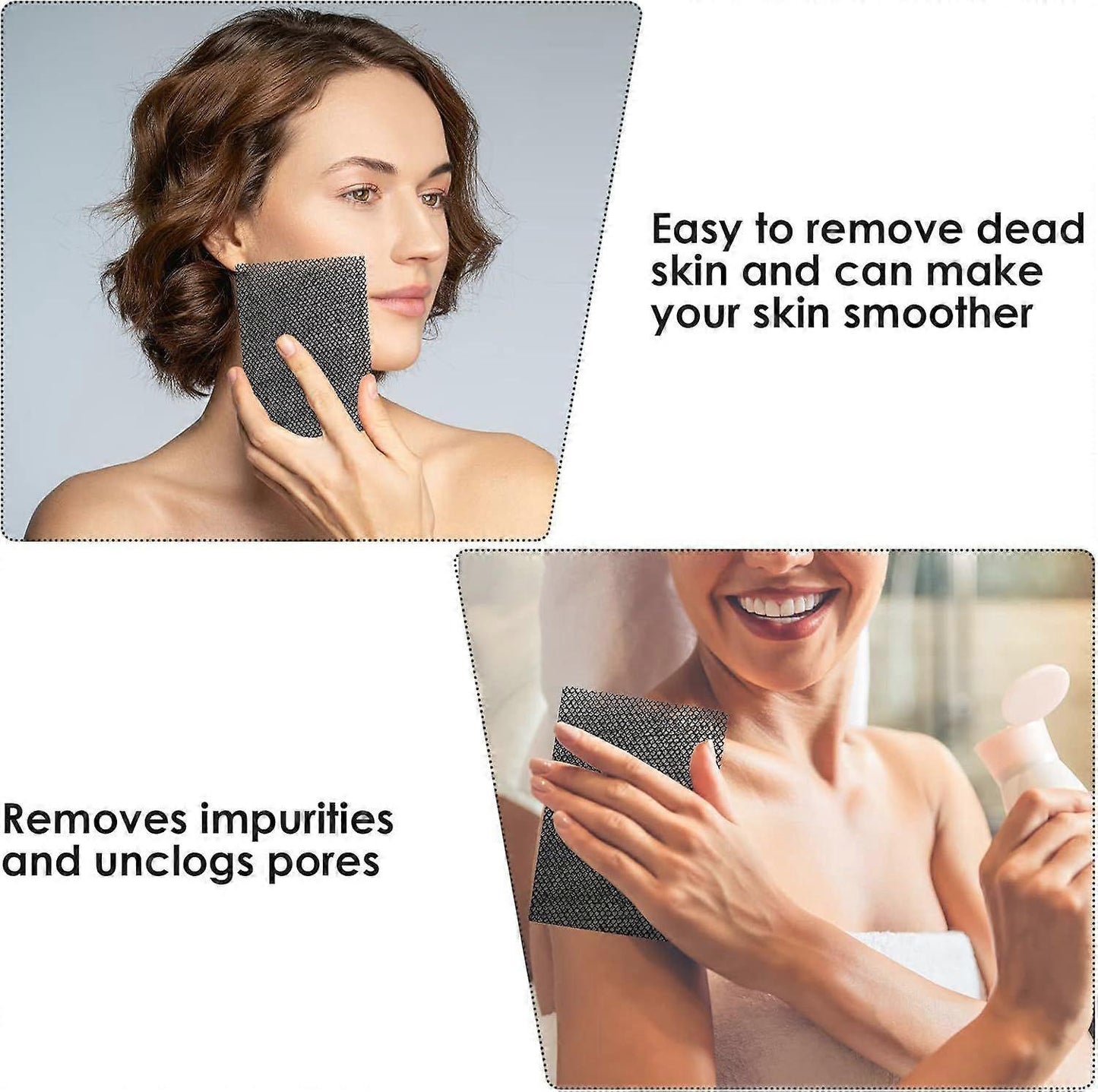 African Long Net Bath Sponge, Exfoliating Shower Body Scrubber V1263-JX-4855