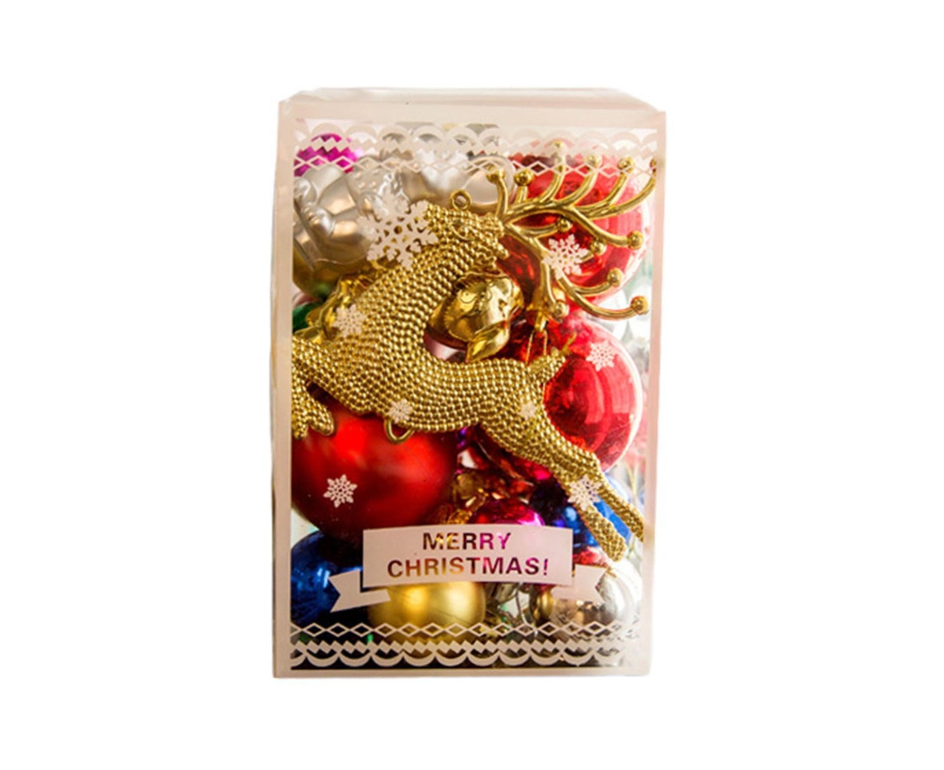 30Pcs Xmas Tree Balls Party Supplies-Multicolor V1263-JX-486