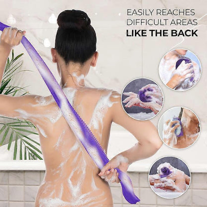 African Long Net Bath Sponge, Exfoliating Wash Cloth V1263-JX-4861