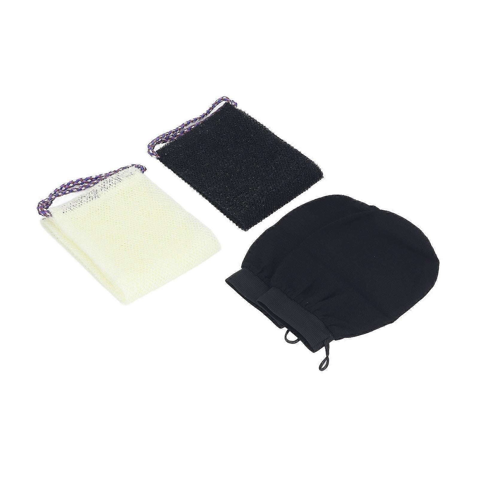African Long Net Bath Sponge, Body Exfoliating Net with Bath Gloves V1263-JX-4863