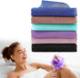 6pcs African Long Net Sponge, Exfoliating Shower Body Back Scrubber V1263-JX-4864