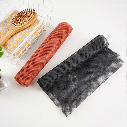 6pcs African Long Net Sponge, Exfoliating Shower Body Back Scrubber V1263-JX-4864