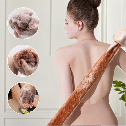 6pcs African Long Net Sponge, Exfoliating Shower Body Back Scrubber V1263-JX-4864