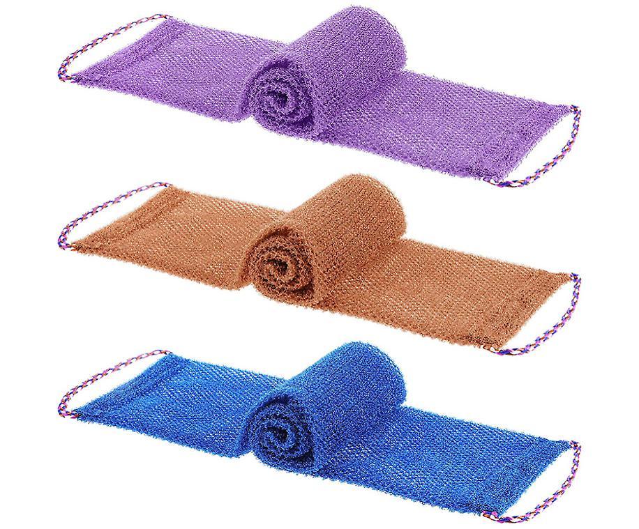 3pcs African Body Exfoliating Net Sponge, Shower Body Scrubber V1263-JX-4865