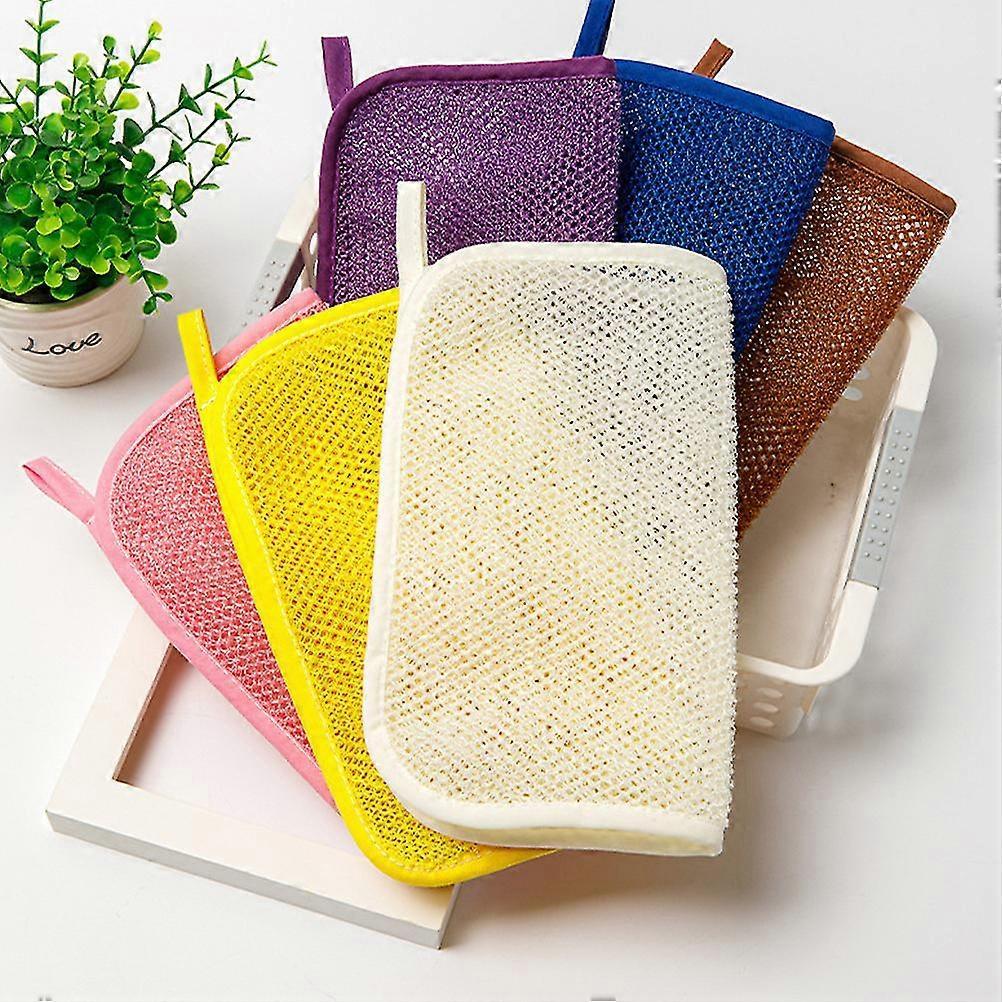 2pcs African Exfoliating Bath Net Sponge, Shower Back Scrubber V1263-JX-4867