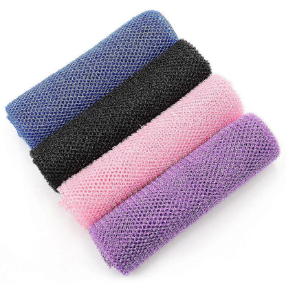 4pcs African Long Net Bath Sponge, Exfoliating Mesh Washcloth V1263-JX-4871