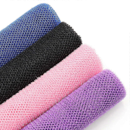 4pcs African Long Net Bath Sponge, Exfoliating Mesh Washcloth V1263-JX-4871