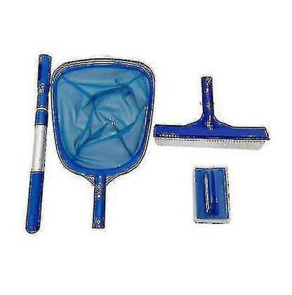 Pool Cleaning Set with Leaf Net, Sponge, Brush, Telescopic Rod V1263-JX-4872