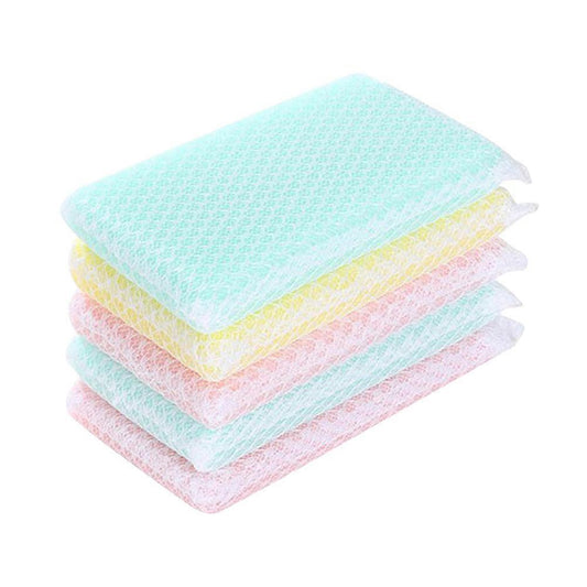 5pcs Kitchen Cleaning Sponge for Dish, Cup, Bowl - Random Color V1263-JX-4873