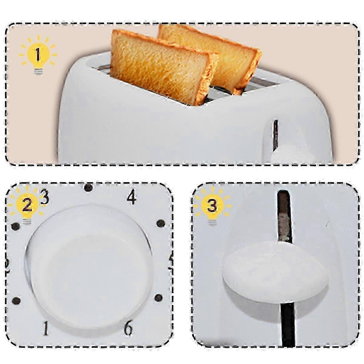 Stainless Steel 2-Slice White Toaster, Wide Slot, Adjustable Browning V1263-JX-4879